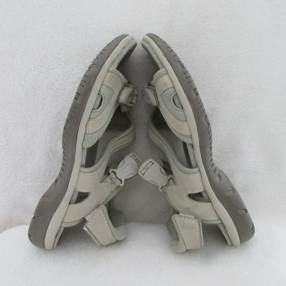 Dr Scholl’s Grey Natural Sport Velcro Sandal Hiking Trail Outdoor Sandals 6.5M - Picture 7 of 10